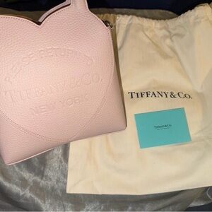 Tiffany & Co. Please Return to Tiffany and Co pink heart purse